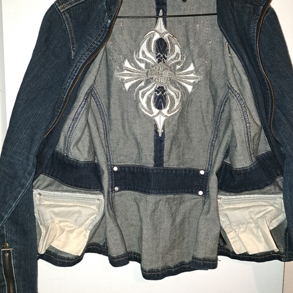Harley Davidson Denim Jacket - Picture 8 of 13